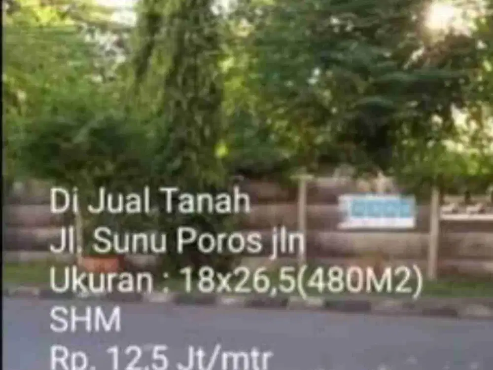 Dijual Kavling di Jl. Sunu Makassar