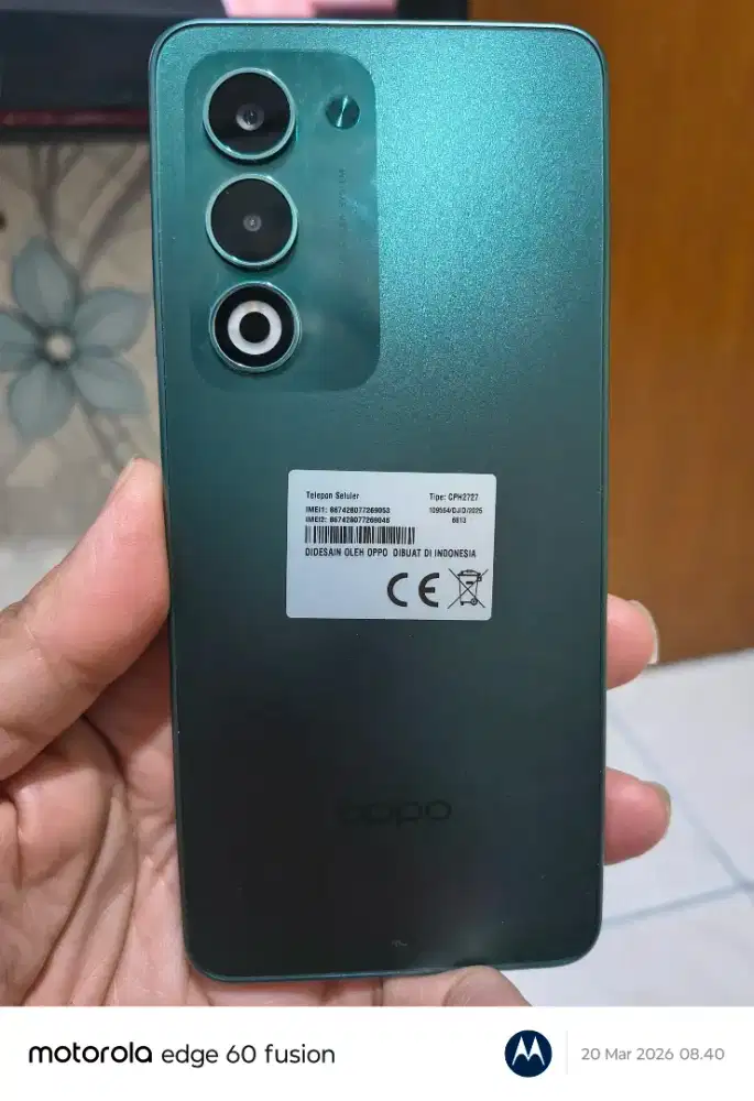 Oppo A5 ram 8/256gb warna hijau aurora