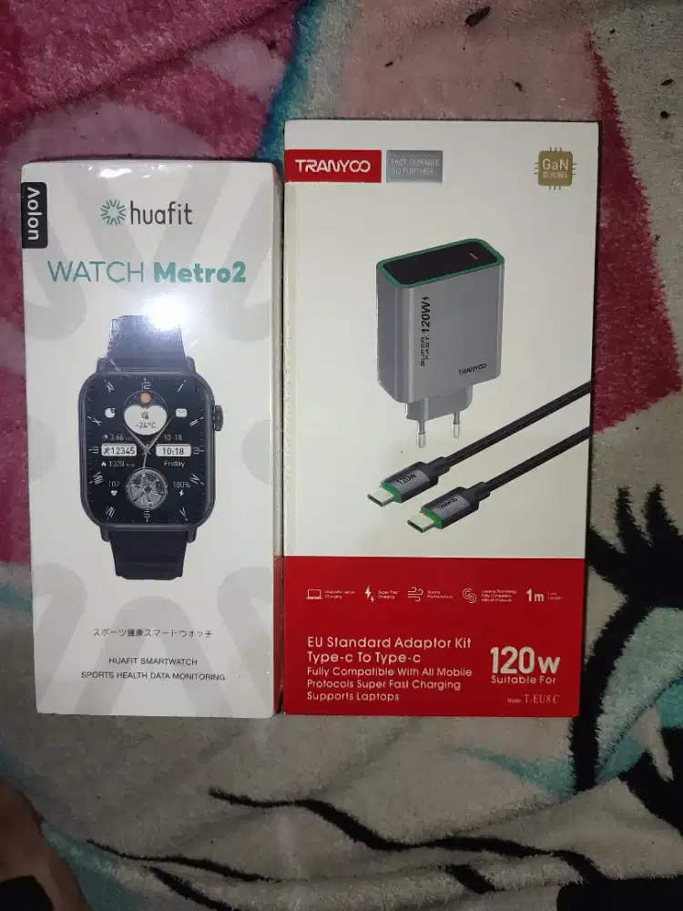 Smartwatch & Charger 120Watt