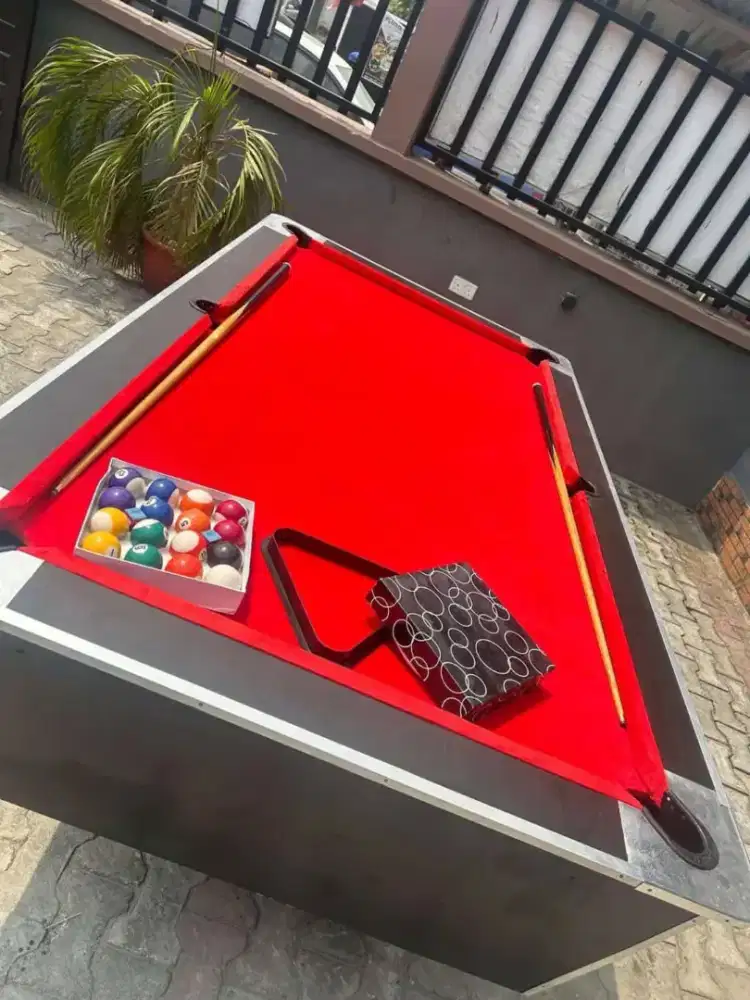 meja billiard 7ft plus bola dan stick