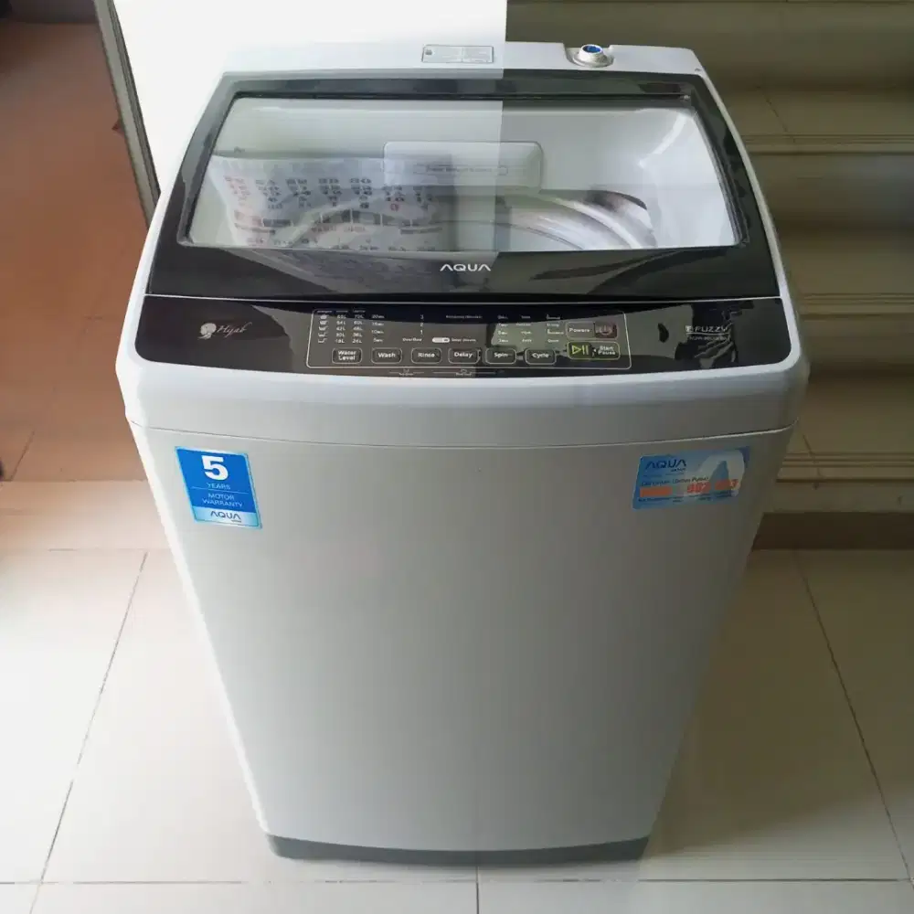 MESIN CUCI AQUA 9KG TOP LOADING