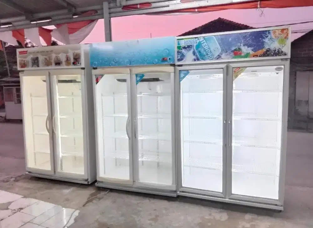 Chiller 2 pintu normal second berkualitas