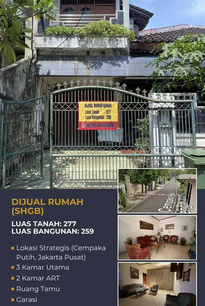 DIJUAL RUMAH SHGB