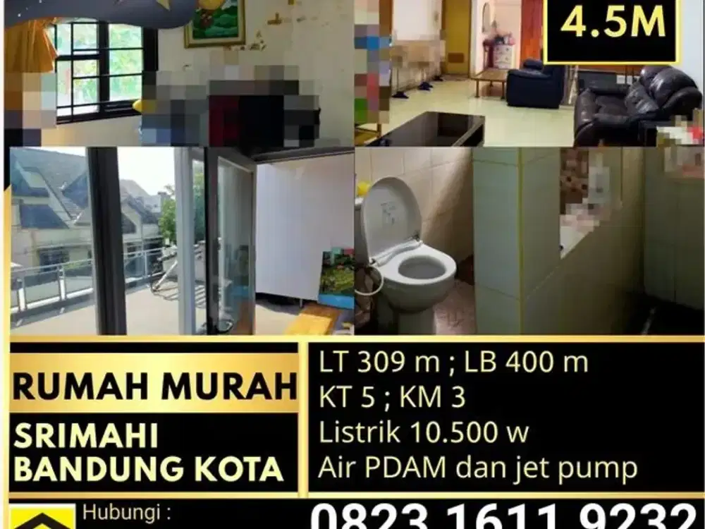 Jarang ada rumah murah lokasi di Bandung Kota