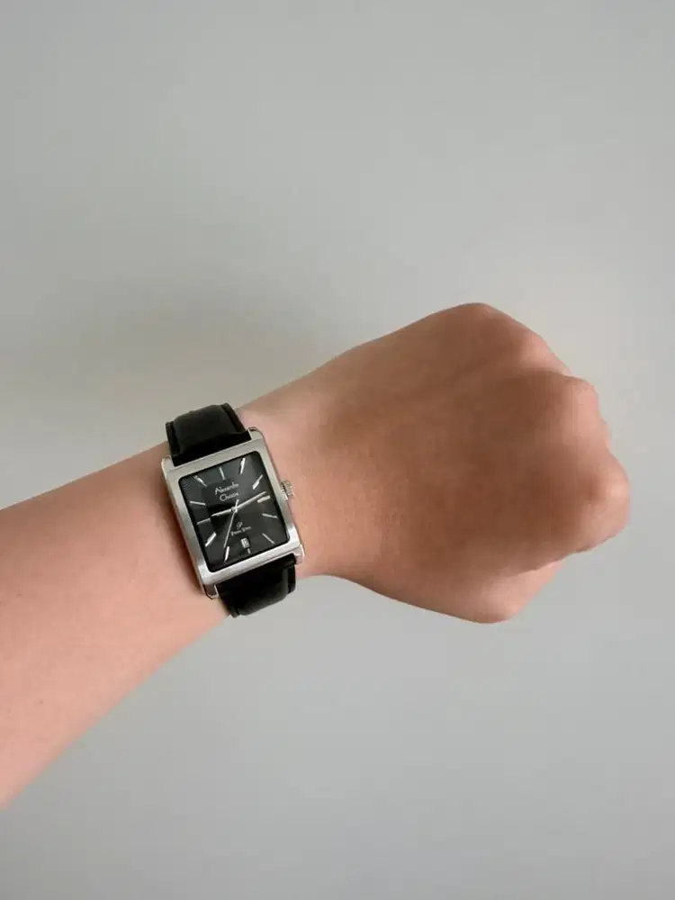 Jam tangan alexander christie tank AC6182 black