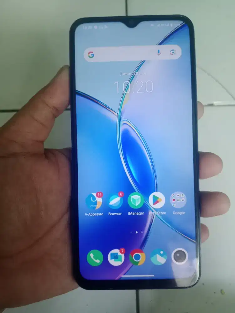 Vivo y17s ram 4+4/64 gb nominus siap pakai cakep hp charger saja