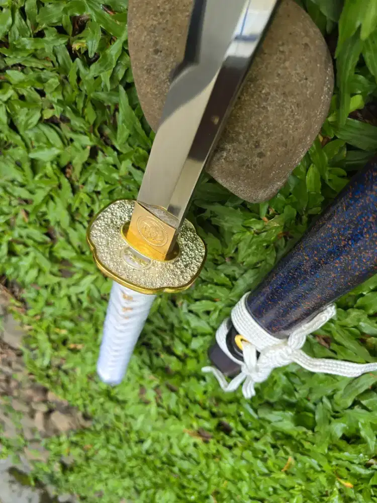 Pedang samurai katana impor Sonjou No gen mirror pilish blade