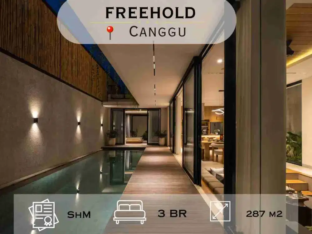 Dijual Brand New Luxury Villa di Canggu