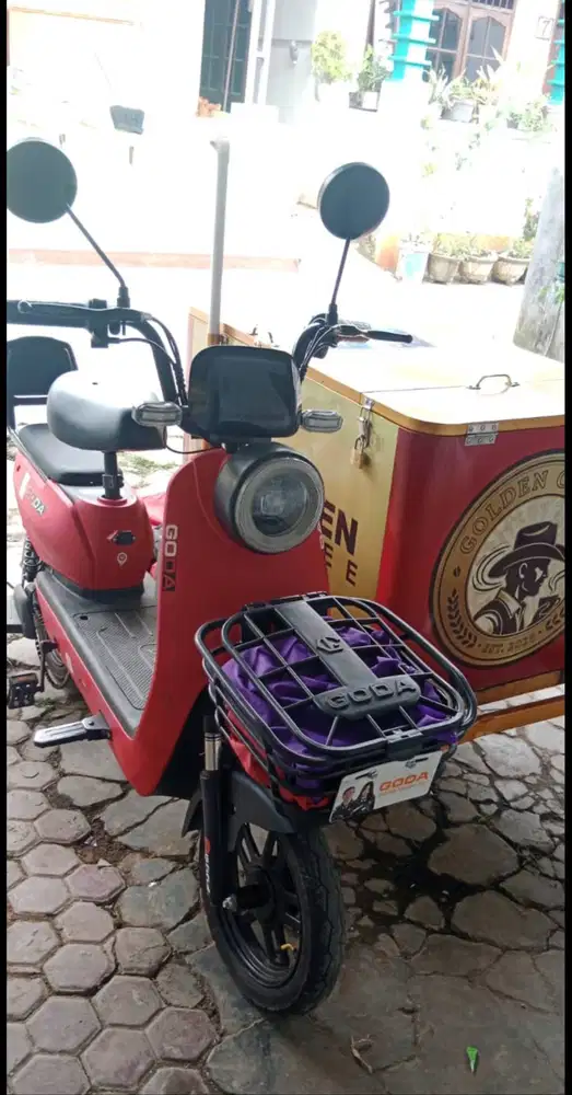Jual 2 unit gerobak sepeda listrik merk goda