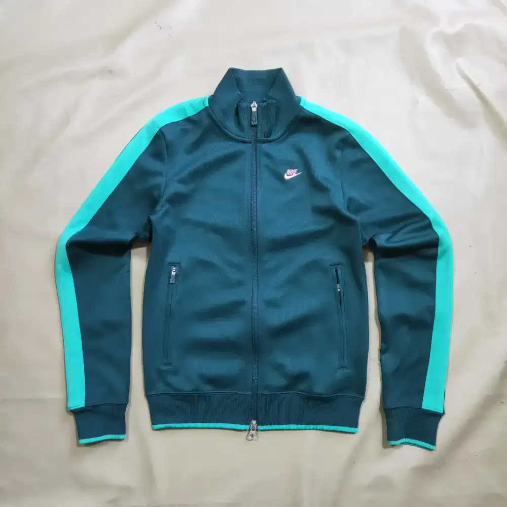 tracktop NIKE green bottle size small used verygood