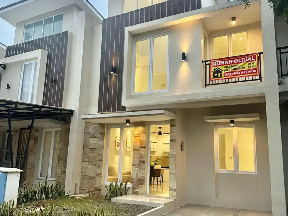 Turun Harga Lagi Jual BU Siap Huni Mewah di Serpong, dibawah Harga Developer