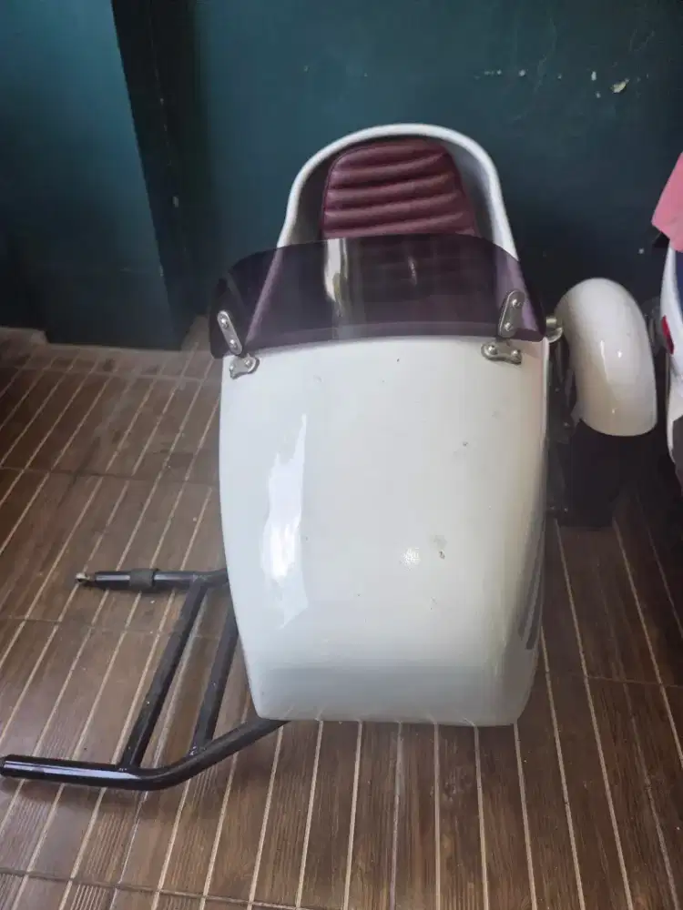 Sidecar sespan flexible fleksibel untuk vespa lambretta dll