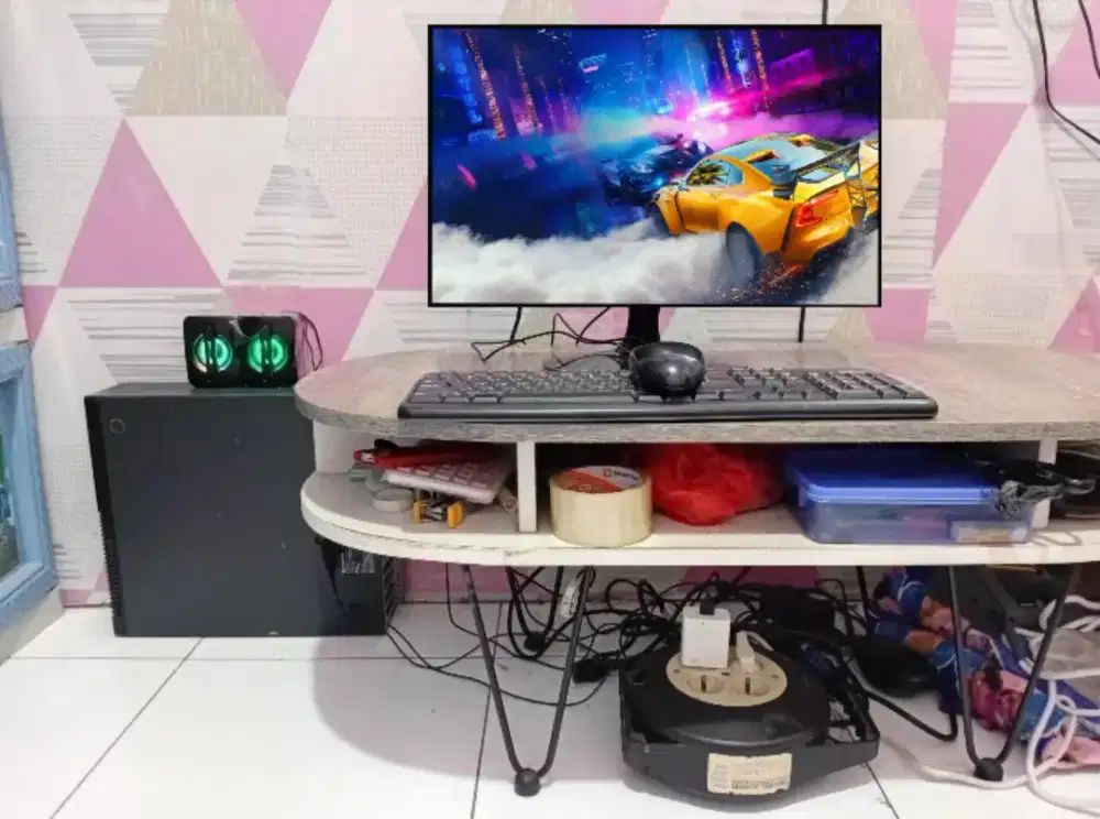 PC GAMING DESIGN + LCD + RAM 8 GB + VGA 1 GB + HD 500 GB + GAMES APP