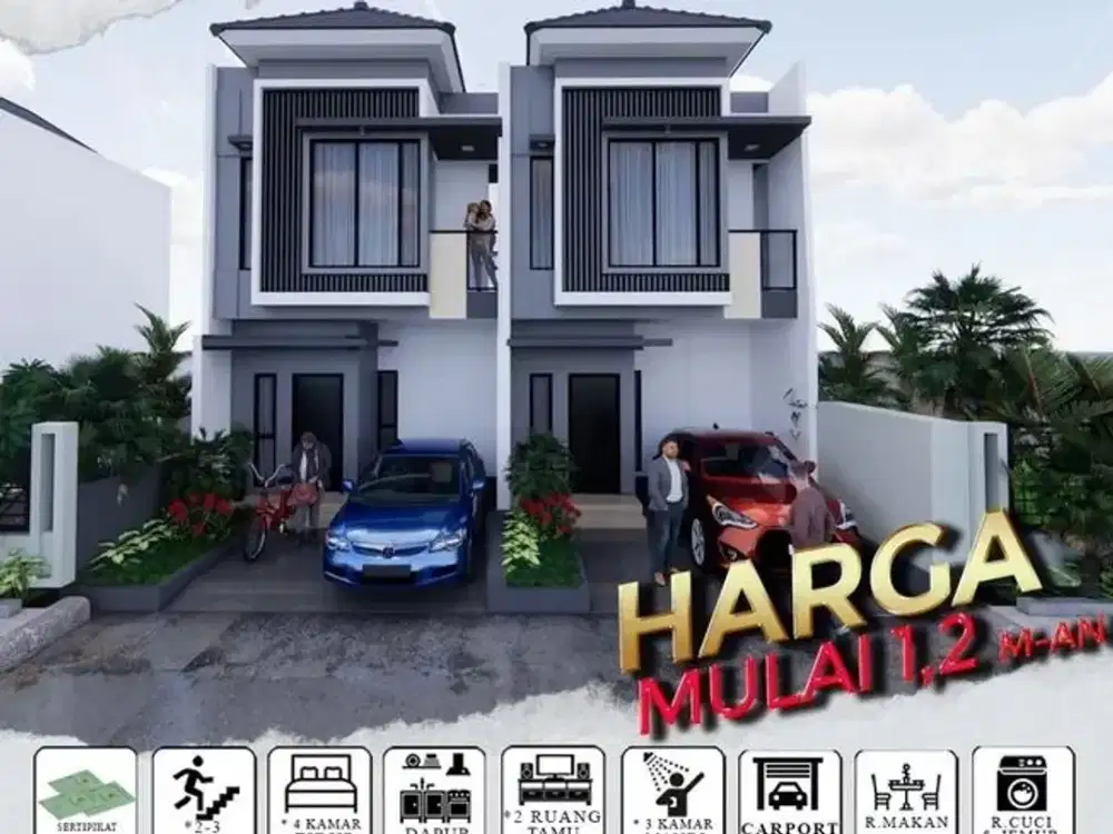 Rumah Baru Minimalis daerah Cempaka Putih Timur