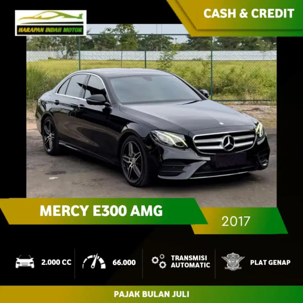 Mercedes Benz Mercy E300 AMG Line 2017 Low KM 67RB