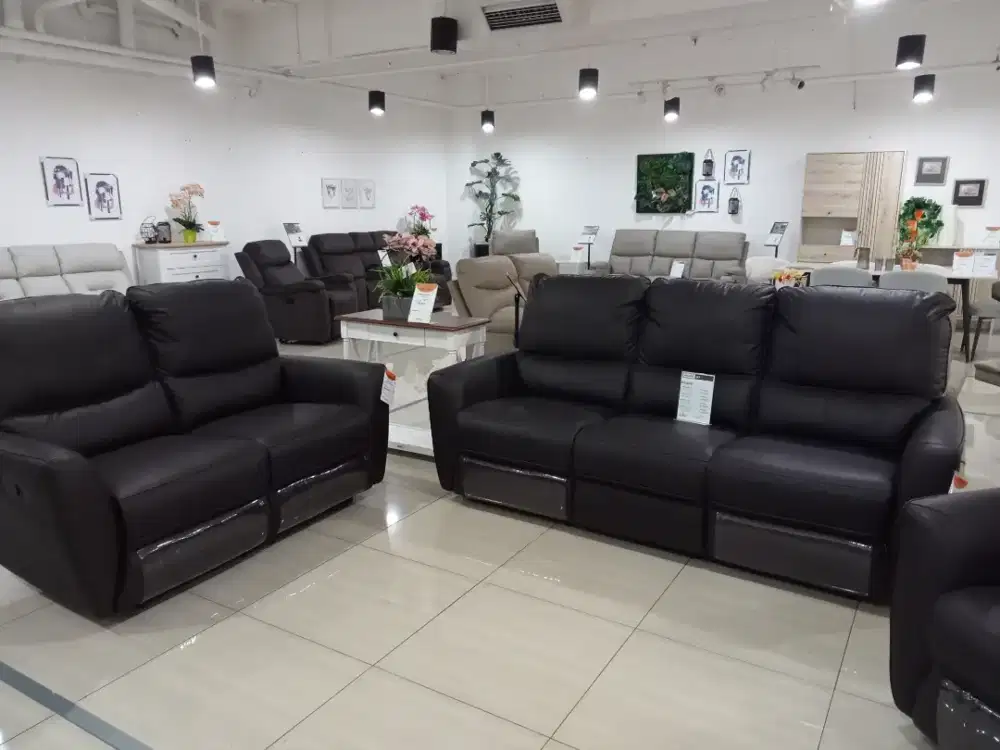 Kredit Sofa Recliner Heldig 1s+2s+3s Scandia Dark Brown