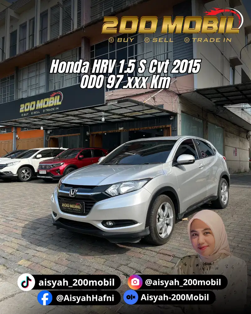 Honda HR-V 1.5S Cvt 2015 Bensin