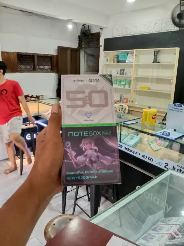 ( Fast respon WA ) Infinix Note 50x 5G 8+8/256 Garansi resmi 1thn