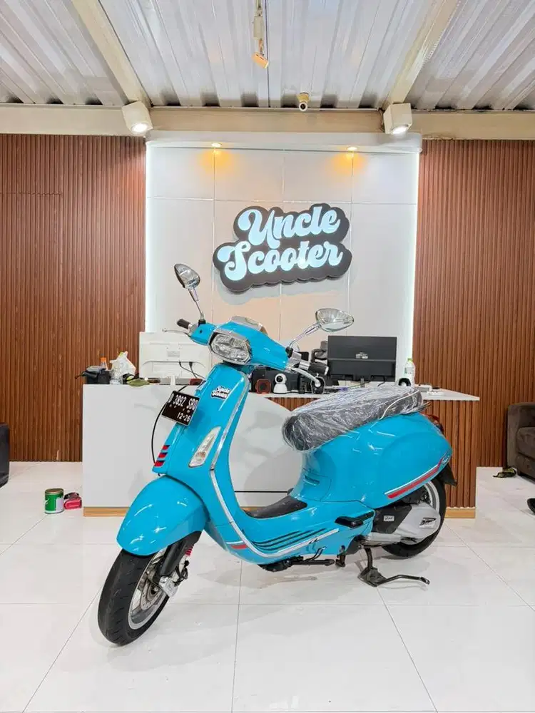 Vespa Sprint S IGET ABS FACELIFT 150ie Tahun 2021 Blue Audace