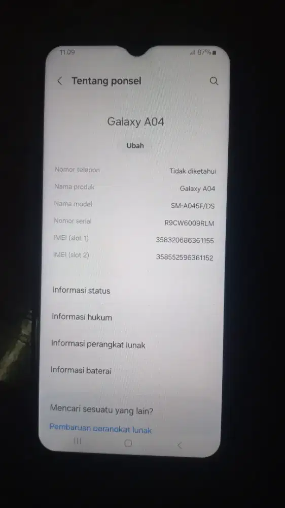 Jual HP samsung A04
