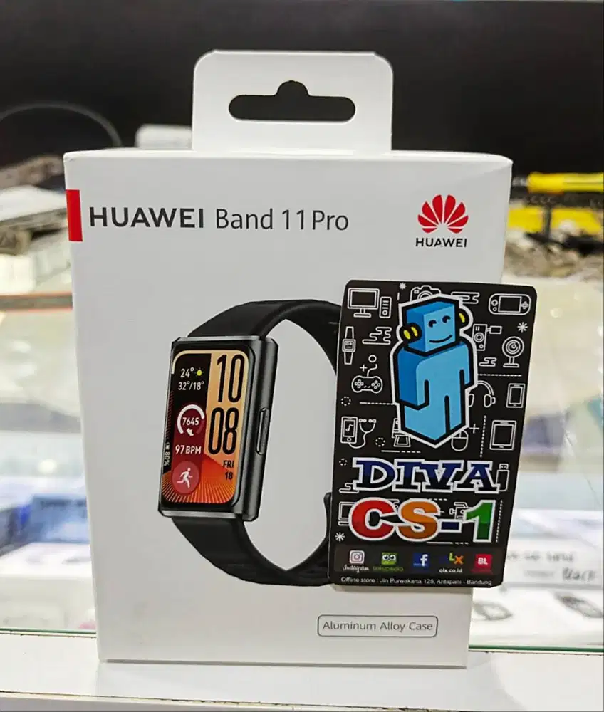 Huawei Band 11 Pro GPS GNSS 1.62 In AMOLED Batere 14 hari Water Resist