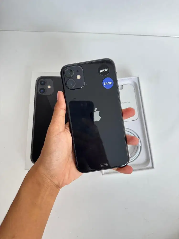 IPHONE 11 64GB IBOX FULLSET JUAL CEPAT MURAH