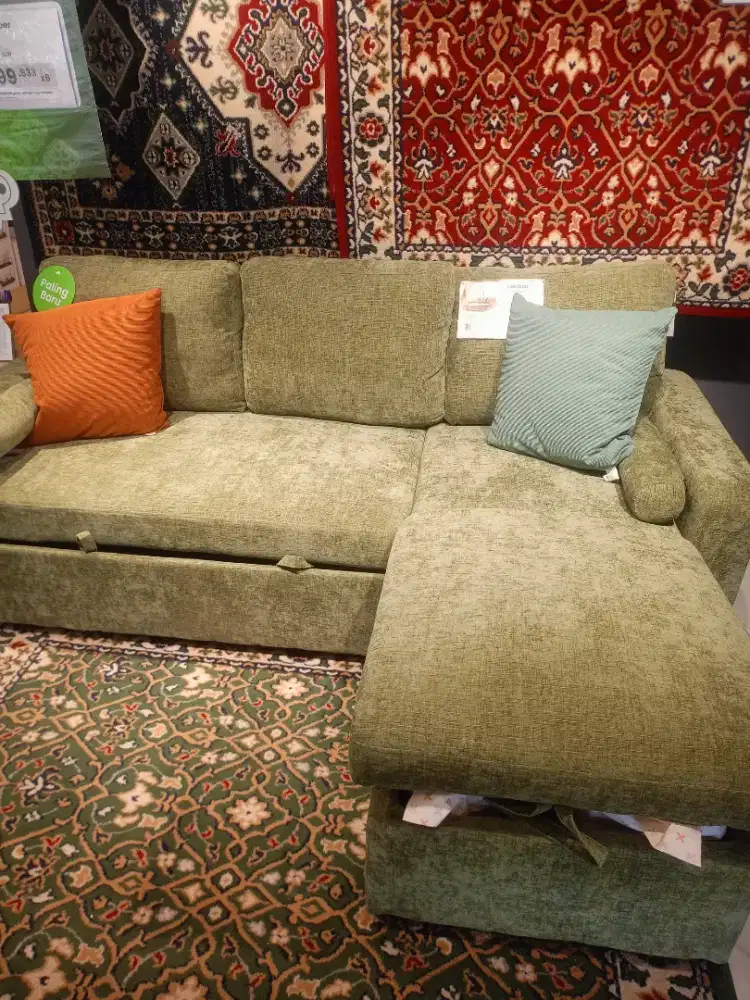 Sofabed markus sleeper corner green