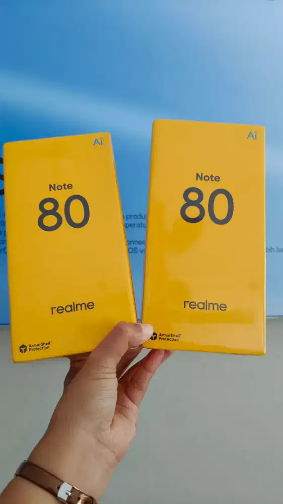 REALME NOTE 80, HP TAHAN BANTING