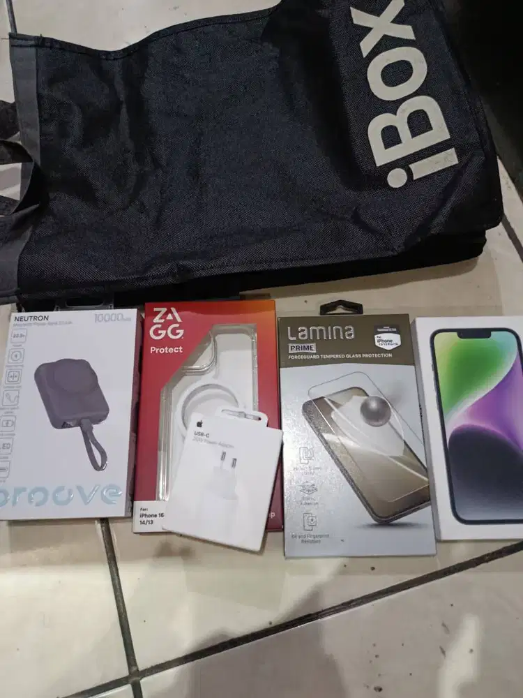 Iphone 14 warna black 128gb garansi ibox