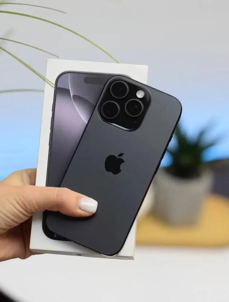 IPHONE 16 PRO BLACK 128GB CASHBACK 4,5jt CASH DAN KREDIT BERLAKU..