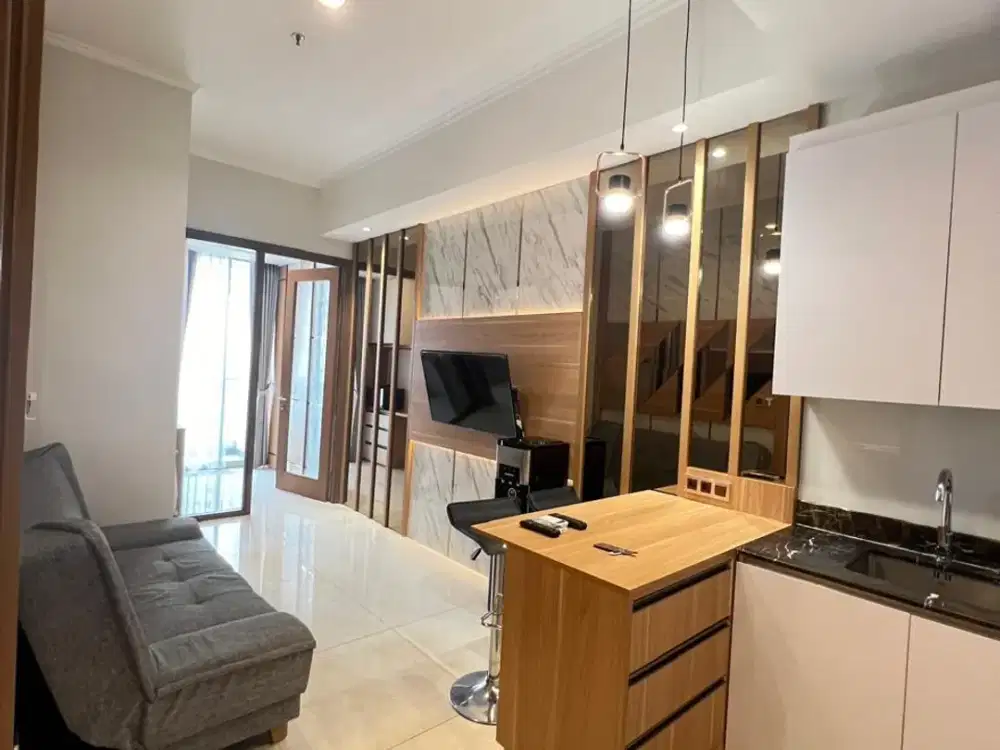 disewakan 1+1 bedroom condo full furnish taman anggrek residence