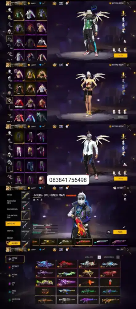 jual akun ff spek gg