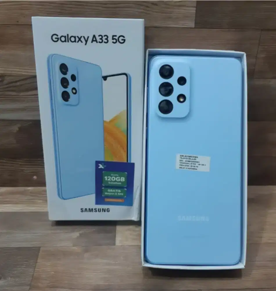 Murah hp samsung A33 5G 8/128 lkp, bsa TT