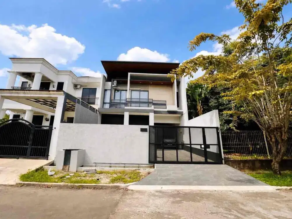 Rumah Kokoh Design Modern Minimalis di Komplek Favorit Cinere