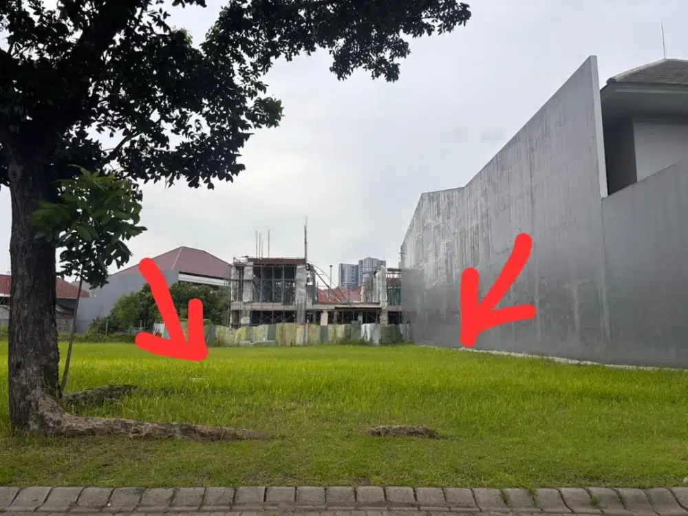 Tanah Kavling di raya Laguna Pakuwon city luas 659m2 dimensi 18x36,6 meter dekat PAPAYA