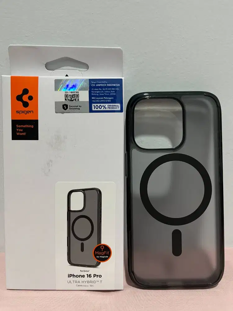 Spigen Ultra Hybrid T Black Matte Case for iPhone 16 Pro