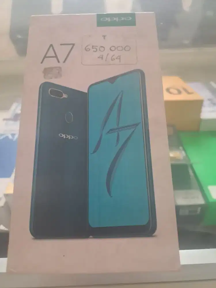 Murah hp oppo A7 4/64 lkp, bs tt