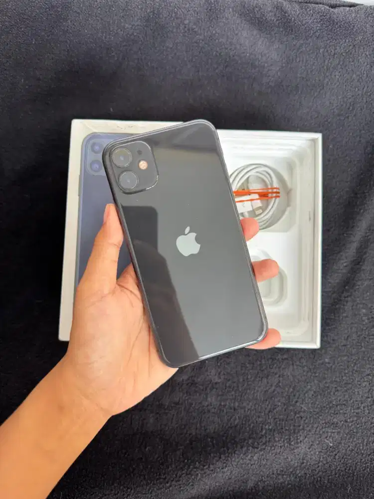 IPHONE 11 128GB BEKAS BEACUKAI RESMI MINUS BATTERY SERVICE