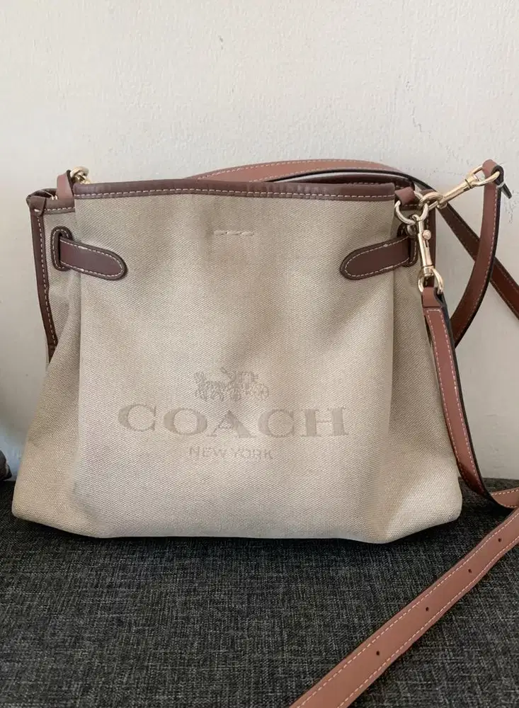 Tas coach shoulder bag Hanna carryall preloved