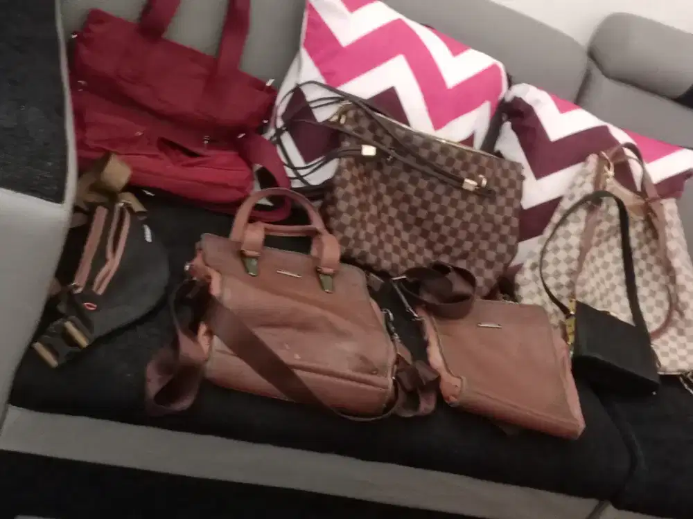 Paket bunling 6 tas wanita/pria murah