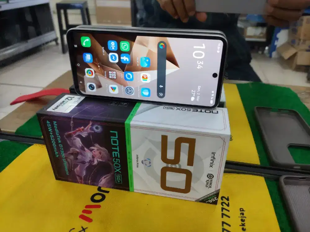 INFINIX Note 50X 5G plus 2bln mulus no minus lengkap