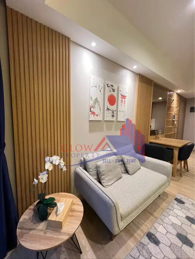 dijual murah 2 bedroom full furnish sertifikat taman anggrek residence