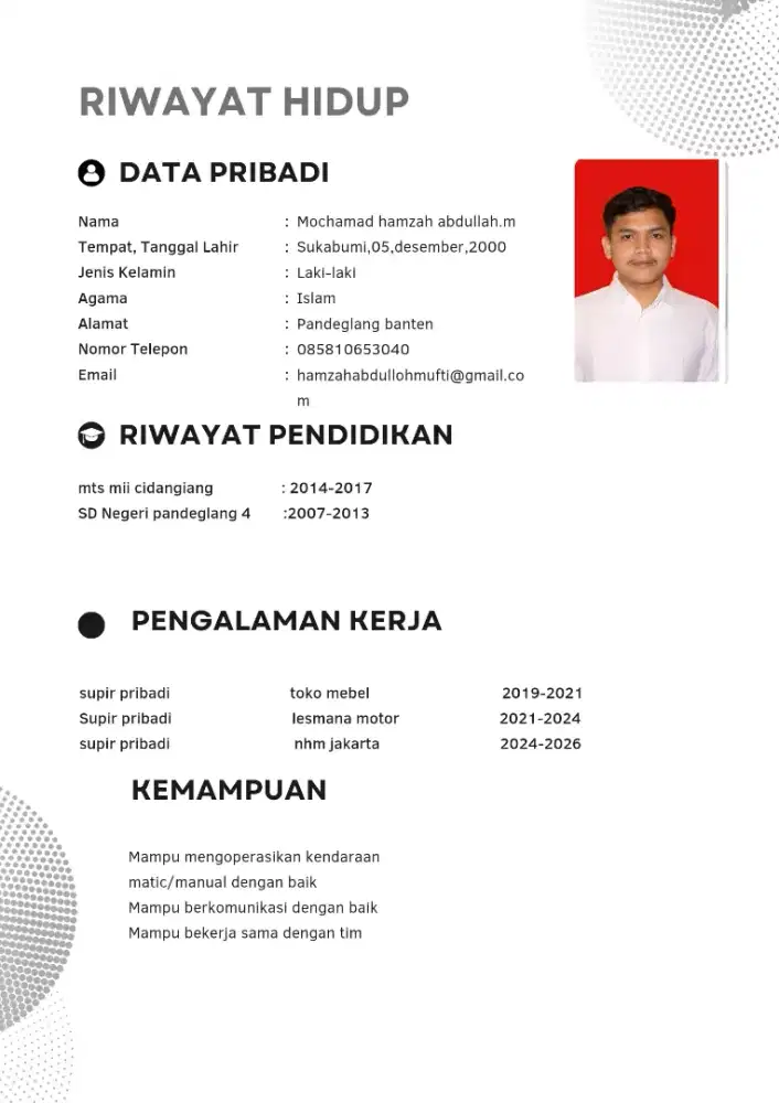 Mencari lowongan pekerjaan driver pribadi