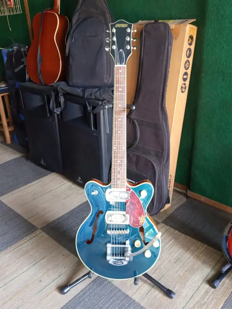 Gertsch G2655T P-90 streamliner center block Jr double cut 2tone