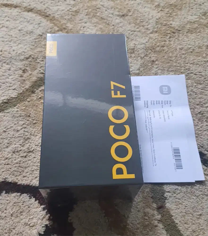 POCO F7 BARU SEGEL WARNA HITAM ( BNIB )