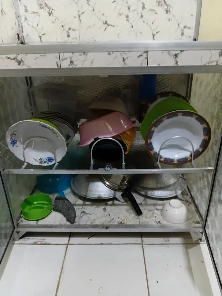 Meja kompor 2 tungku 3 pintu