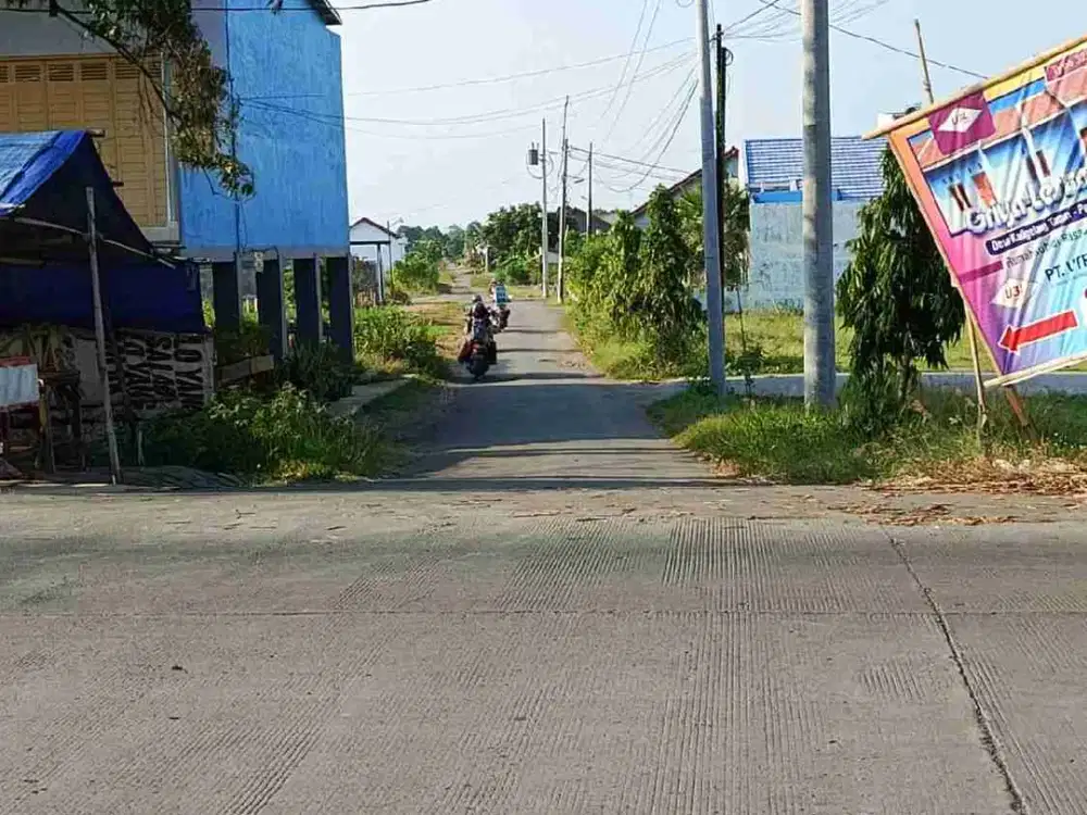 tanah luasan dikomplek perumahan cluster