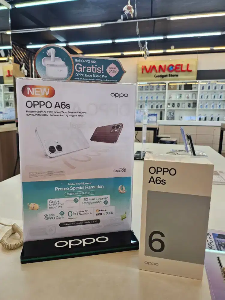 OPPO A6S TERBARU FREE OPPO ENCO BUDS 3 PRO