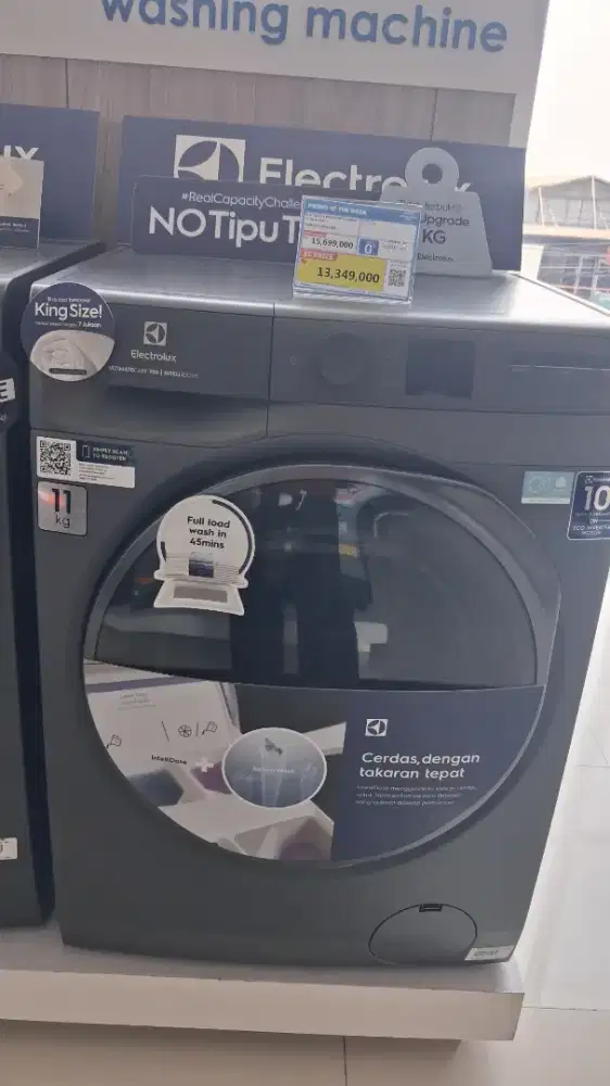 PROMO CICILAN RINGAN 15K/HARI ELECTROLUX WM FRONT LOADING 11KG