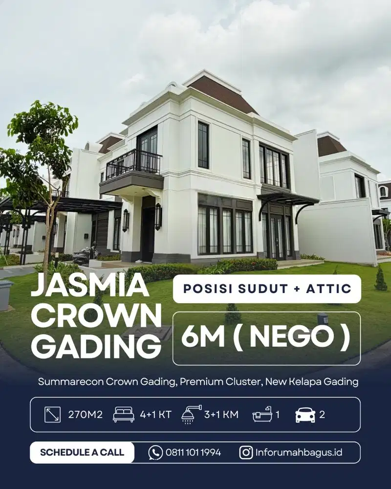 Jasmia Crown Gading ( Posisi Hook/ Sudut )